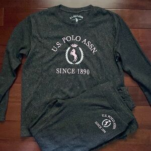 Polo Matching Pajama Set, Long sleeve, joggers, Size: L, Condition: Brand new